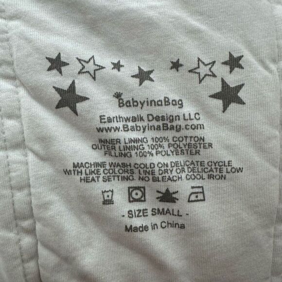 BABYINABAG Very Warm 2.5 Tog Quilted Winter Model Baby Sleep Bag or Sack, Plush - Picture 3 of 11